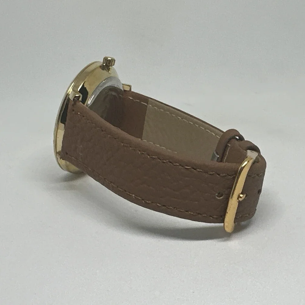 Michael Kors Jaryn MK3510 Women's Brown Leather Analog Dial Quartz Watch HME657